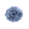 Помпон из бумаги 15 см серый