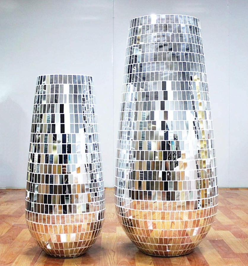 Лента самоклеющаяся зеркальная мозаика 4