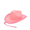 Шляпа ковбойская, св.розовый